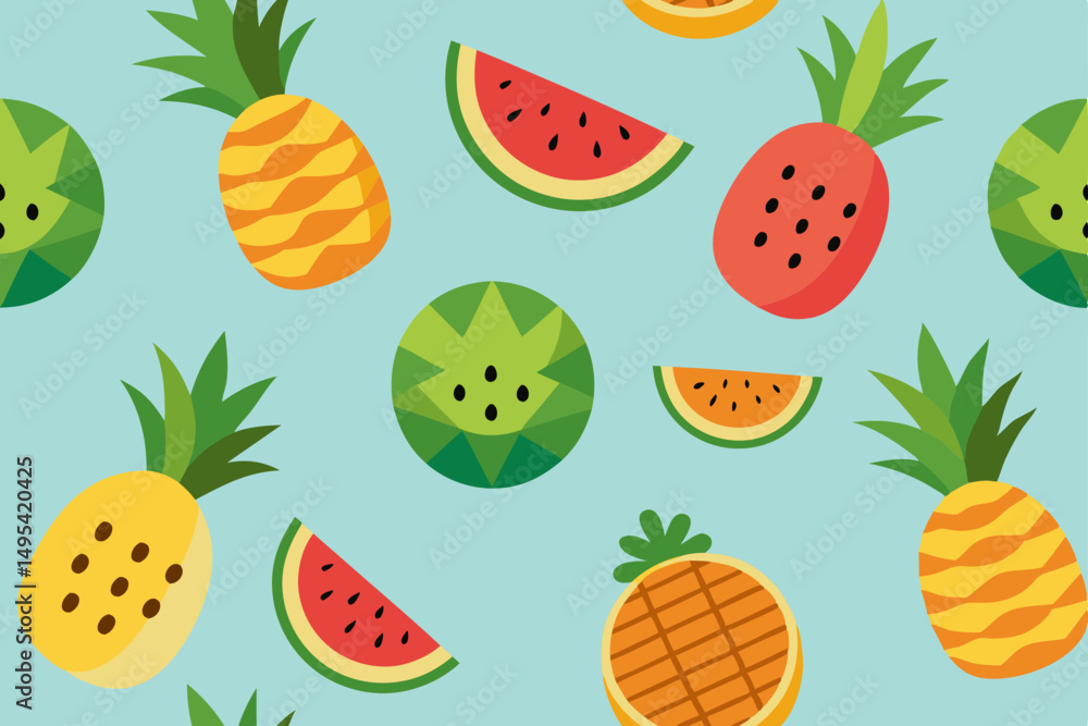 seamless pattern with fruits seamless pattern with fruits