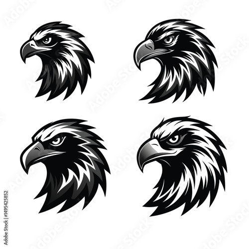 Egal black and white vector