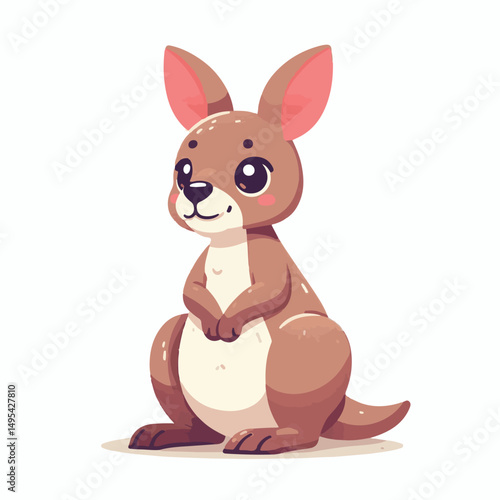australia, kangaroo, animal, australian, wildlife, mammal, nature, marsupial, cute, wild, pouch, baby, brown, joey, illustration, aussie, fauna, wallaby, vector, wilderness, outback, native, isolated,