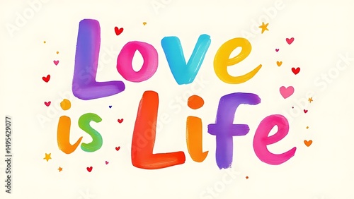 Love is life saying 