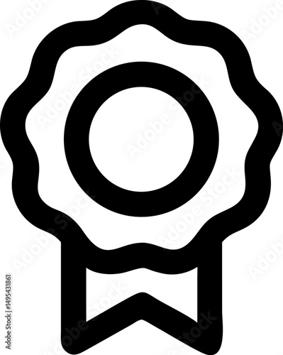 Badge icon vector