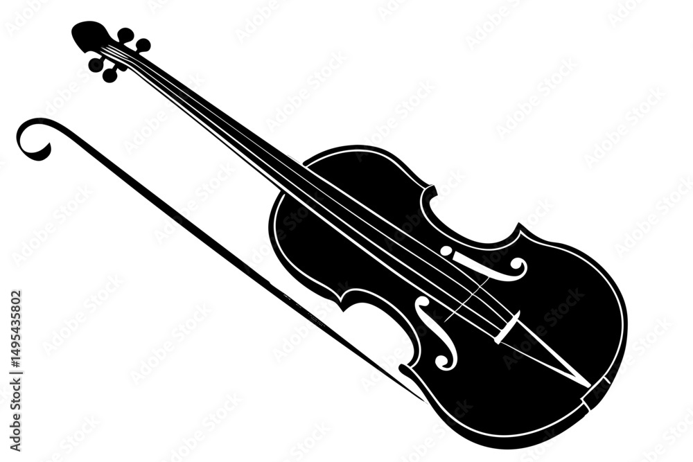 Obraz premium violin isolated on white