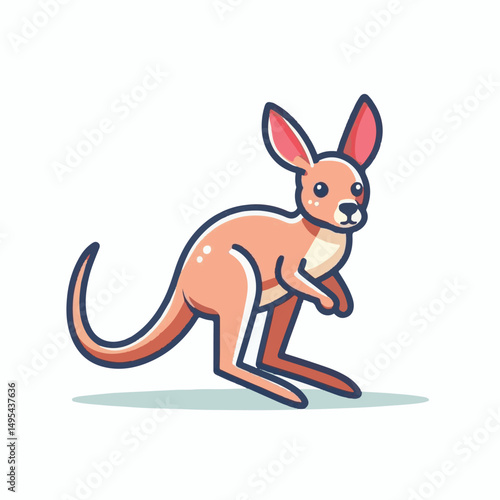 australia, kangaroo, animal, australian, wildlife, mammal, nature, marsupial, cute, wild, pouch, baby, brown, joey, illustration, aussie, fauna, wallaby, vector, wilderness, outback, native, isolated,