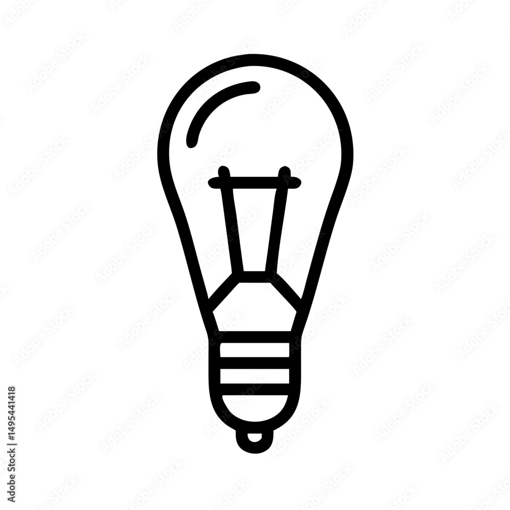 Icon of a Light Bulb Icon of a Light Bulb