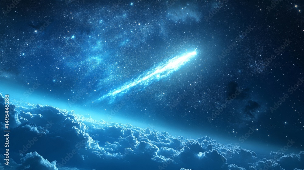 Fototapeta premium Beautiful Comet