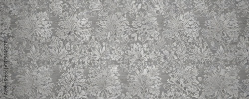 Silver leaf lace wallpaper pattern  Seamless design, refined and delicate texture , art, refined, repeat