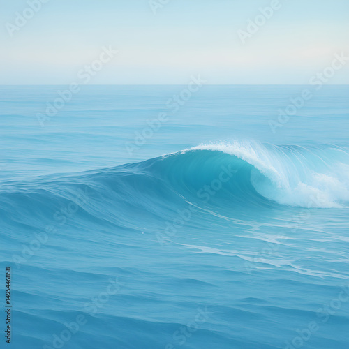 Ocean Wave: Serenity and Blue