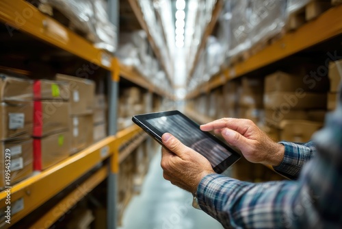 Tablet with RFID tracking in inventory zone