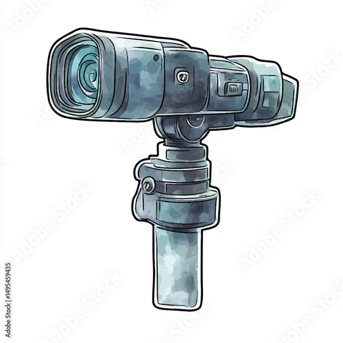 A Gimbal Stabilizer simple cartoon