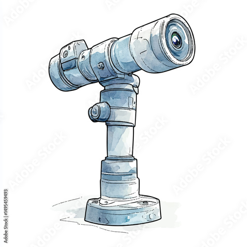 A Gimbal Stabilizer simple cartoon