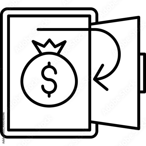 Cash Reserve Ratio Icon