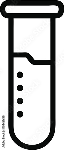 Test Tube with Cap Icon