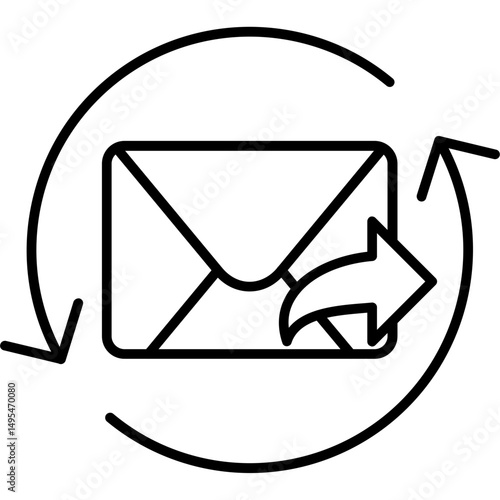 Automated Email Reply Icon