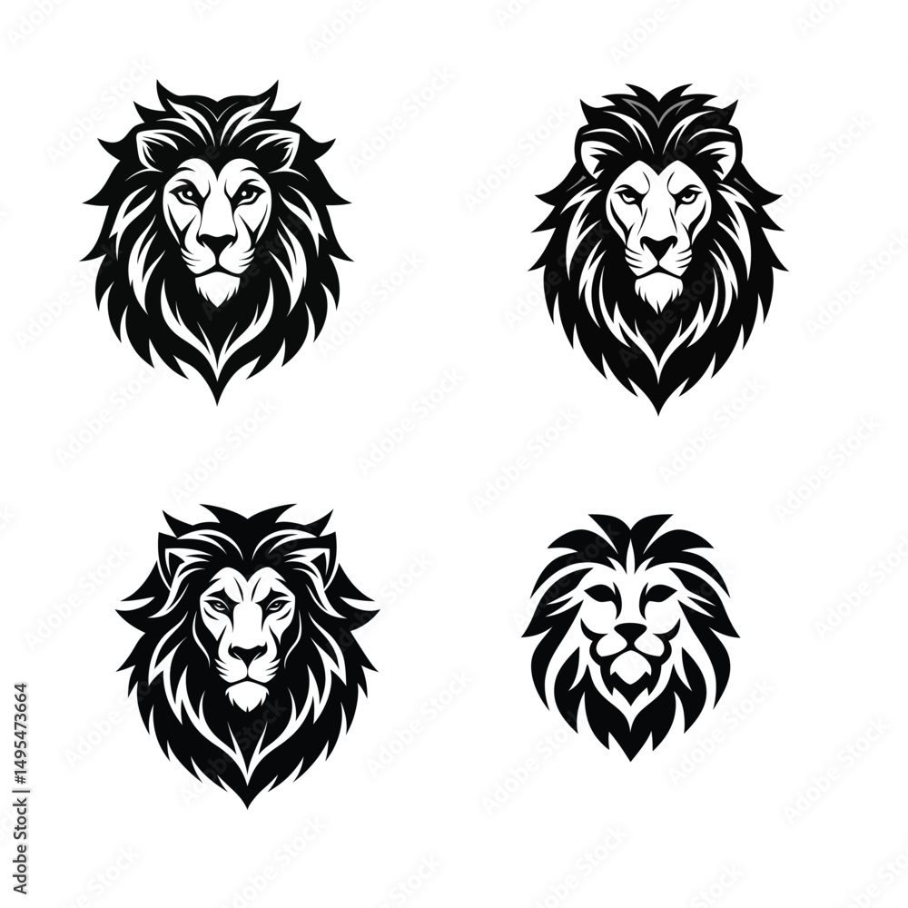 Lion Head Vector Lion Head Vector