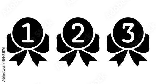 ランキングメダルアイコンセット