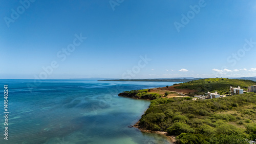 Wallpaper Mural Ariel image of  the ocean in Cabo Rojo Puerto Rico    Torontodigital.ca