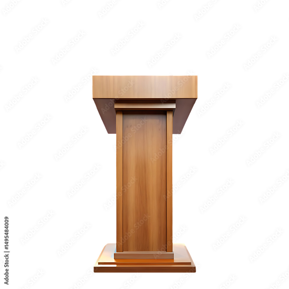 Wooden Lectern: Elegant & Modern Wooden Lectern: Elegant & Modern
