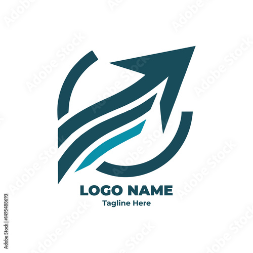 Creative flat vector financial logo in modern theme for digital finance startup bank advisor firm economy service accounting and asset management design Free Download Creative flat vector financial logo in modern theme for digital finance startup bank advisor firm economy service accounting and asset management design - GFXLoad