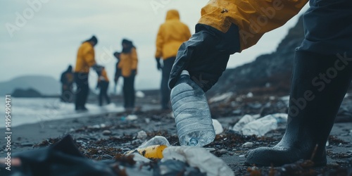 Coastal Cleanup: Volunteers Combating Plastic Pollution
