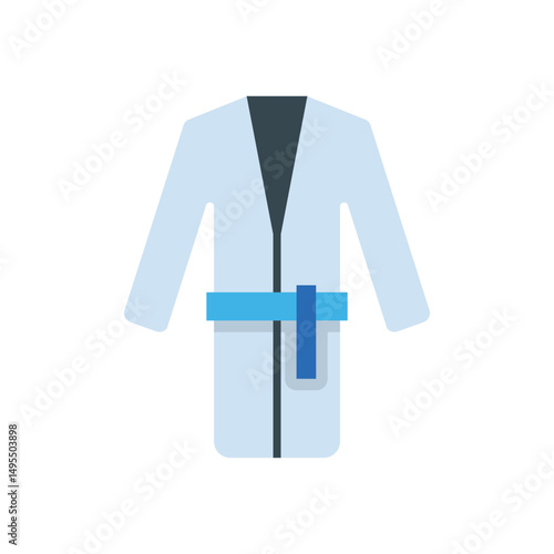 Bathrobe Vector icon
