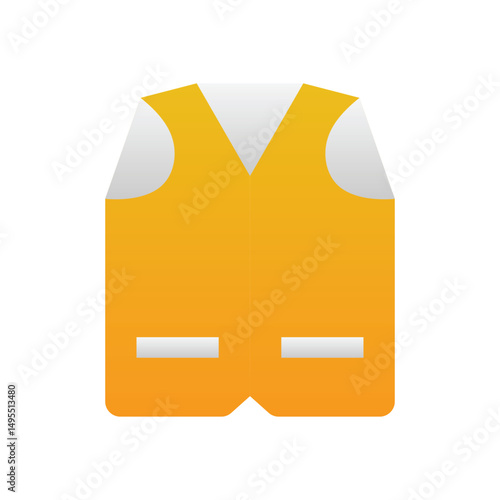 Waistcoat Vector icon