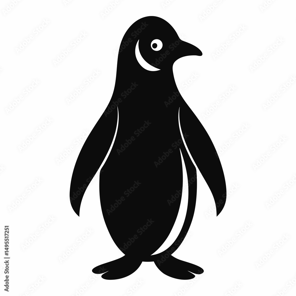 Fototapeta premium penguin vector illustration