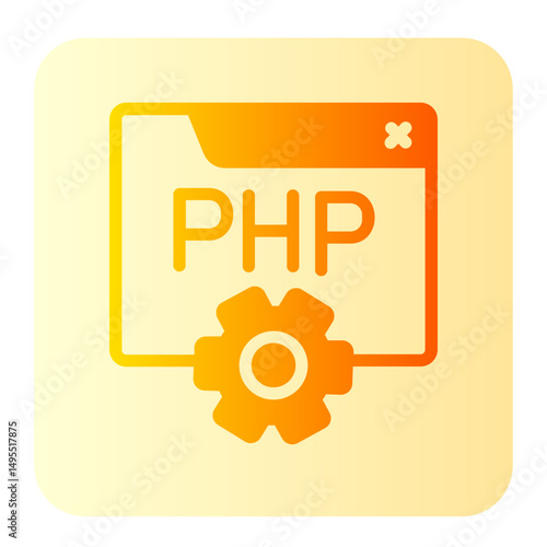 php gradient icon