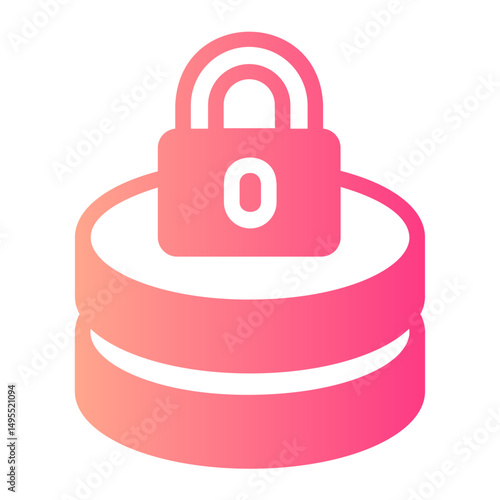 lock gradient icon