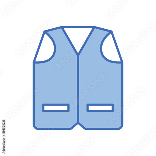 Waistcoat Vector icon