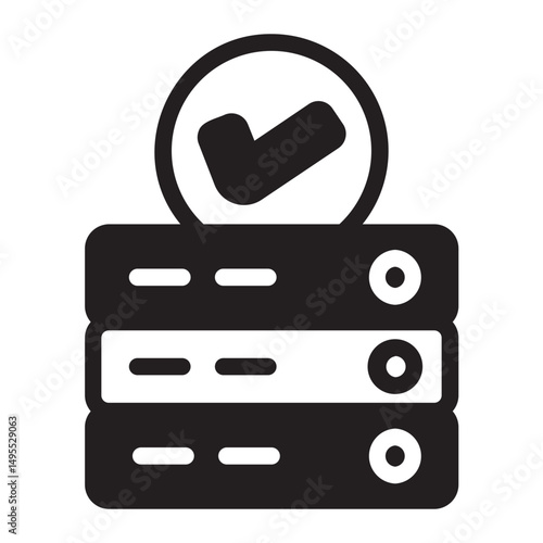 server check glyph icon