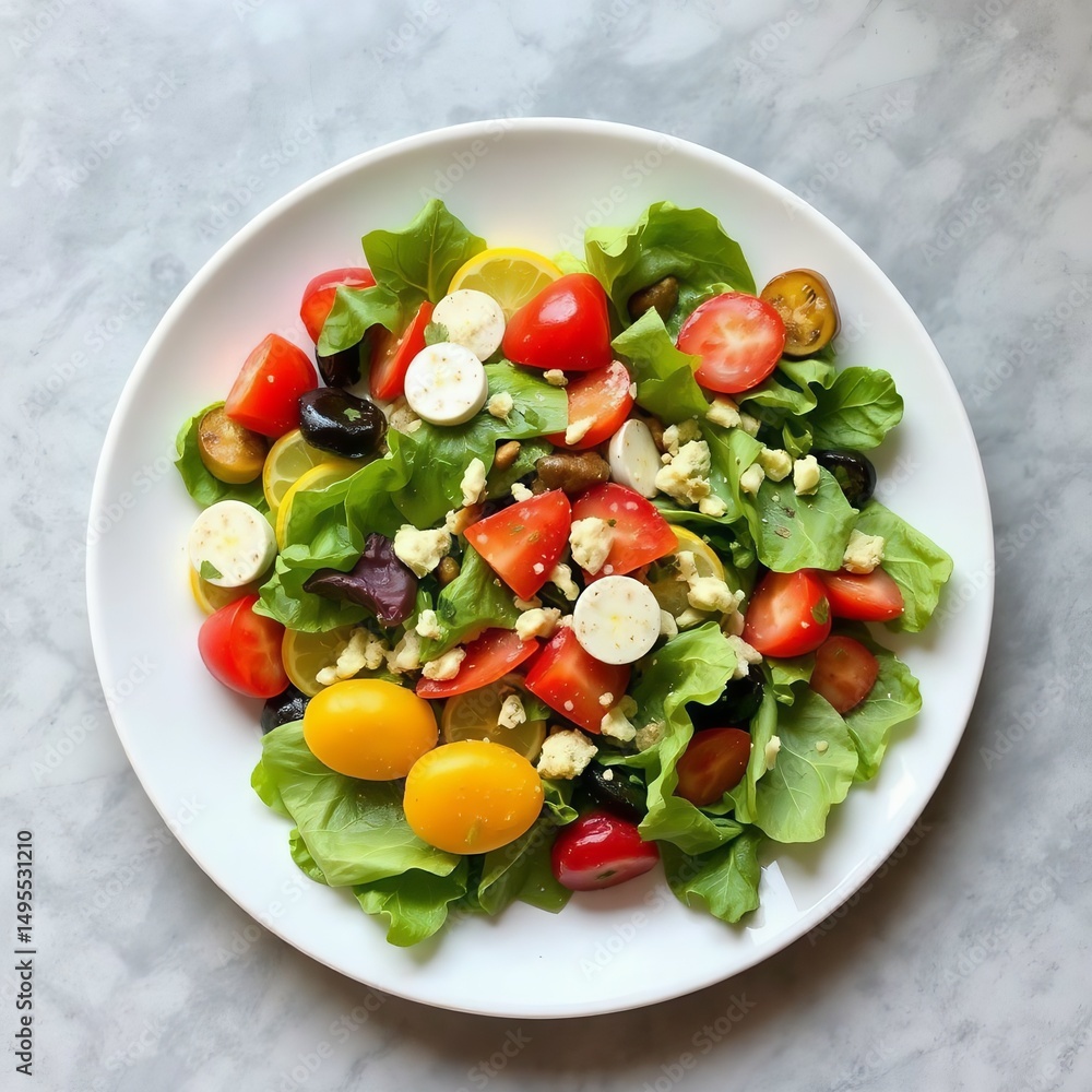 vegetable salad with feta cheese food vegetable salad with feta cheese food