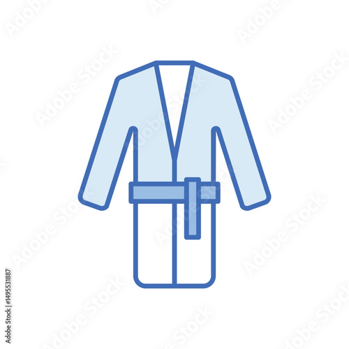 Bathrobe Vector icon