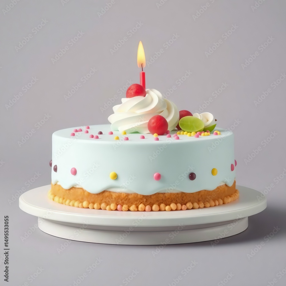 birthday cake with candles with berries food birthday cake with candles with berries food