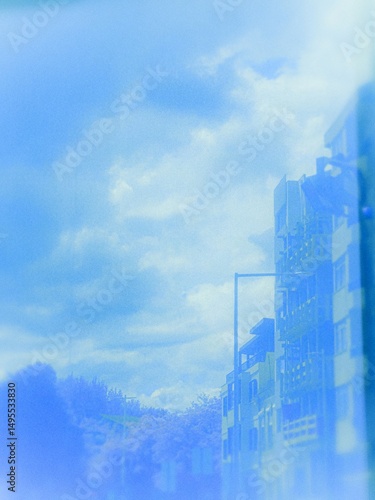 abstract city landscape