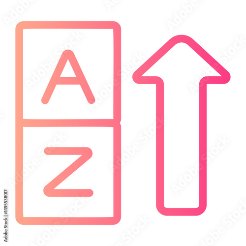 sort gradient icon