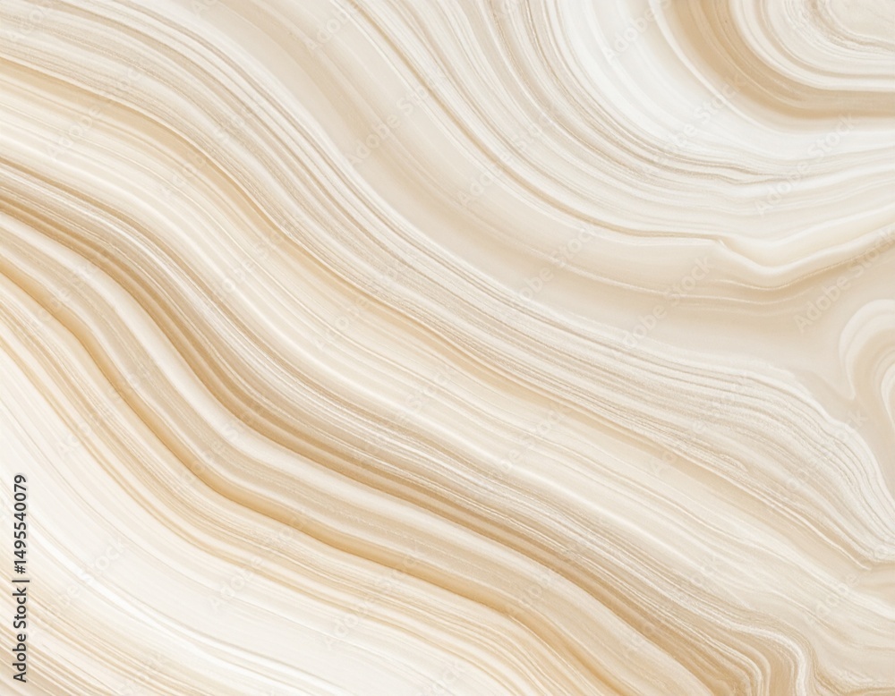 elegant swirls: smooth polished travertine stone in creamy beige tones elegant swirls: smooth polished travertine stone in creamy beige tones