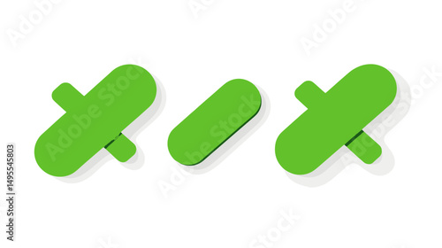 Green Bandages Representing First Aid And Medical Care For Wound Treatment And Protection