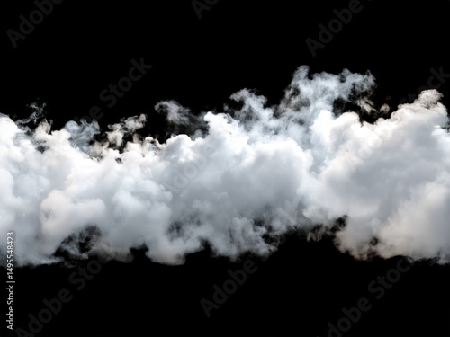 smoke on black background