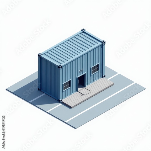 Wallpaper Mural Modern shipping container home design minimalist architecture stylish living space Torontodigital.ca