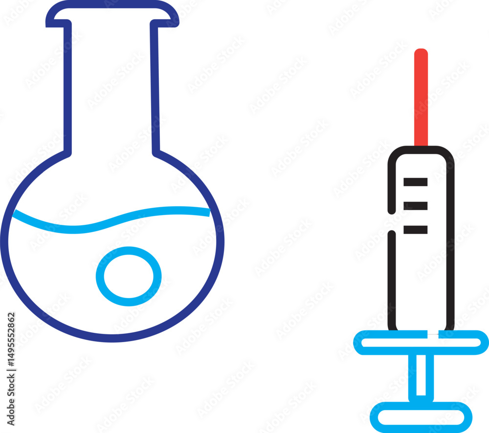 vector illustration of a test tube vector illustration of a test tube