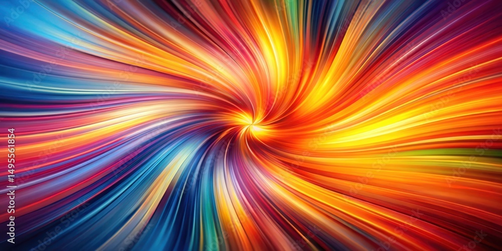 Fototapeta premium Abstract Vibrant Swirl of Hues A Dynamic, Energetic, and Captivating Display of Color and Motion