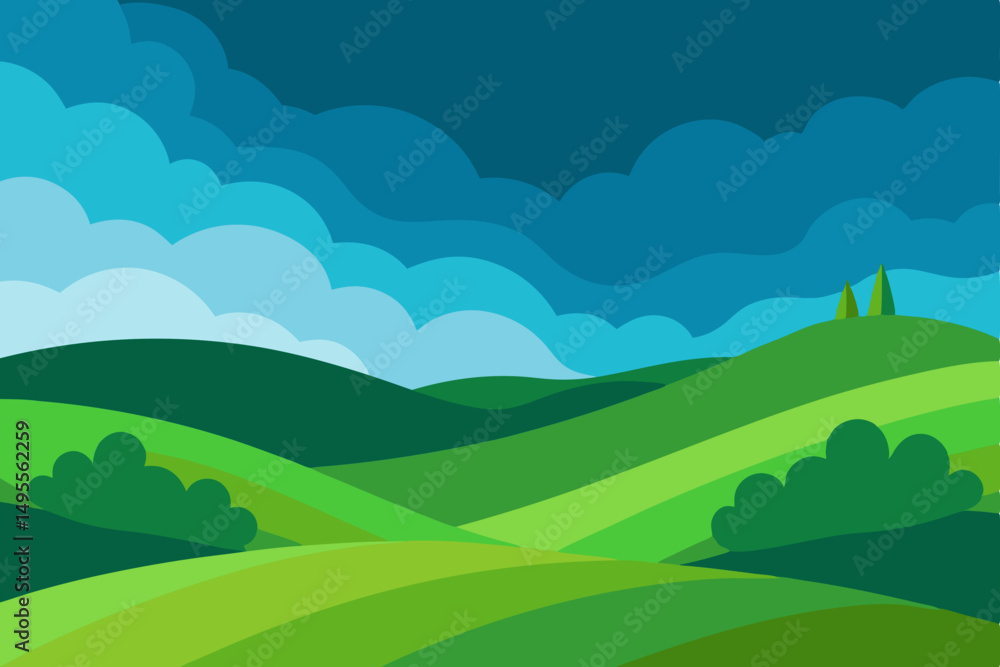 Obraz premium landscape with mountains