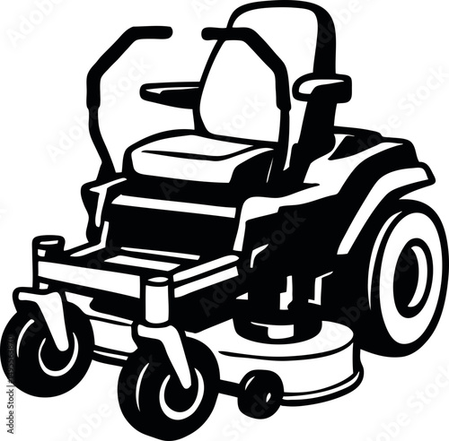 Zero Turn Lawn Mower SVG Cut Files for Cricut & Silhouette