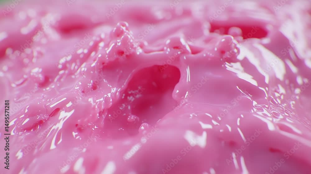 Pink liquid splash close up Pink liquid splash close up