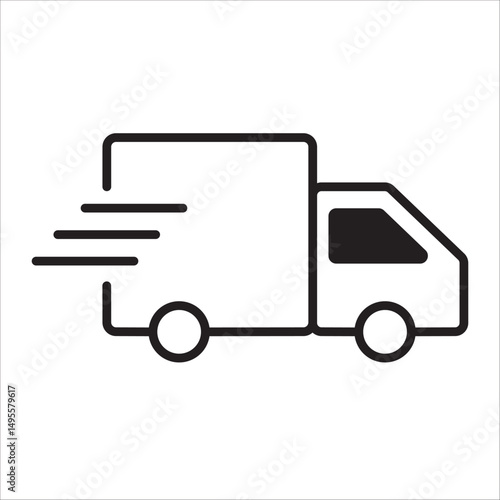 delivery truck vector