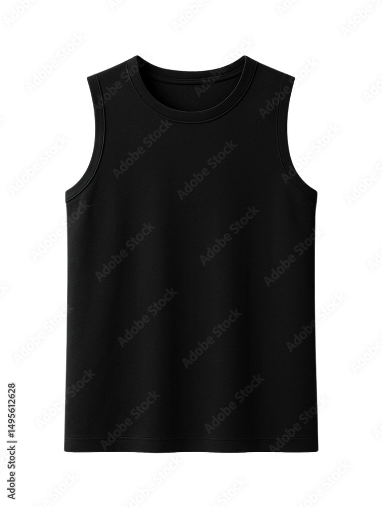 Simple Black Sleeveless Top for Casual Wear and Fashion Outfits