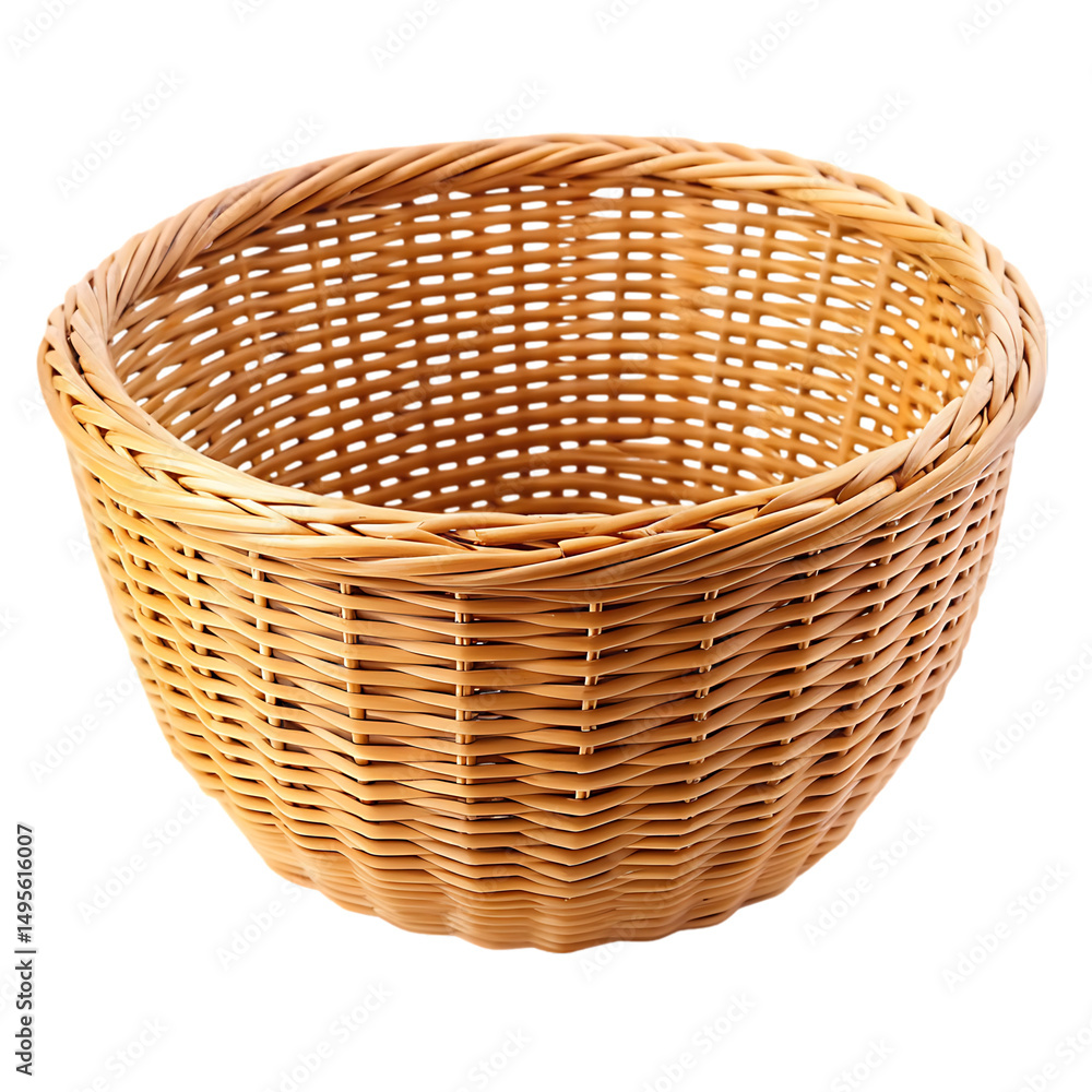 Fototapeta premium Wicker Basket: Handmade & Rustic
