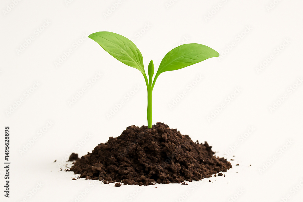 plant sprout growing from earth plant sprout growing from earth