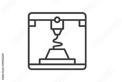 3D printer creating a detailed model in a workshop during the day