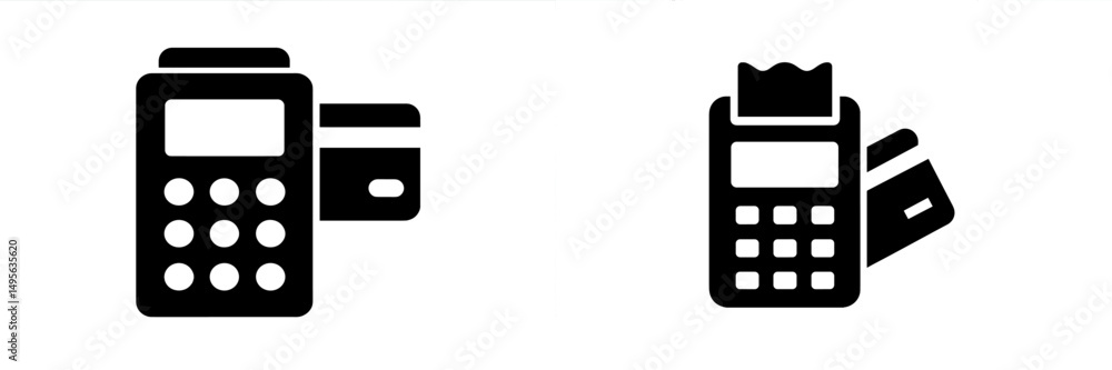 Payment terminals for contactless and card transactions used in retail environments Payment terminals for contactless and card transactions used in retail environments